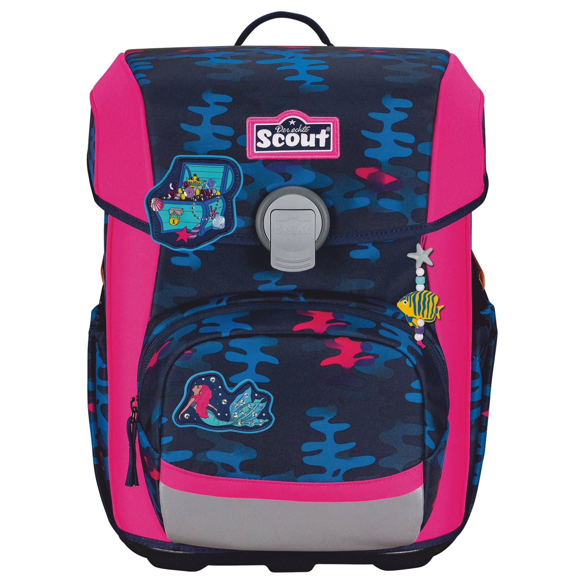 Scout Neo Schulranzen-Set 4-teilig DIN Magic Sea