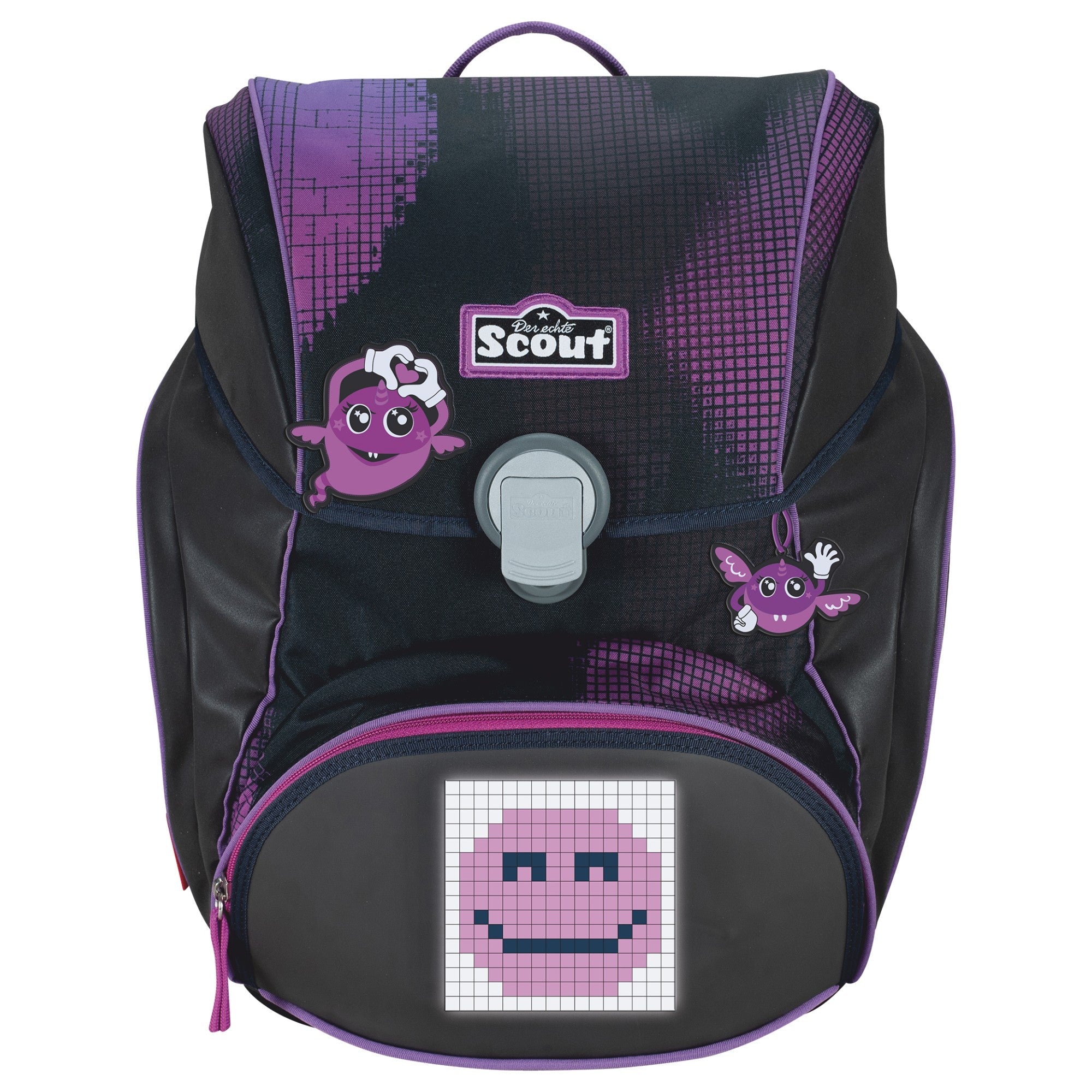 Scout Alpha Set Movie Star Schulranzen-Set 5-teilig Pink Pixel