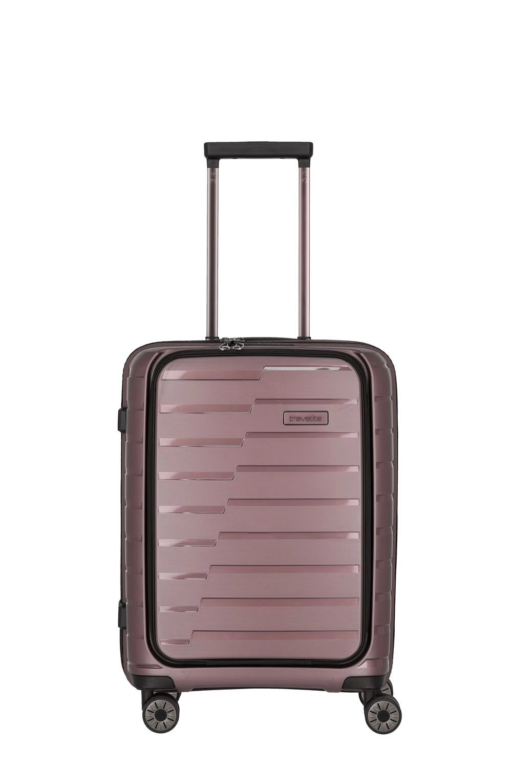 Travelite Air Base Trolley S, 4 Rollen mit Vortasche Flieder