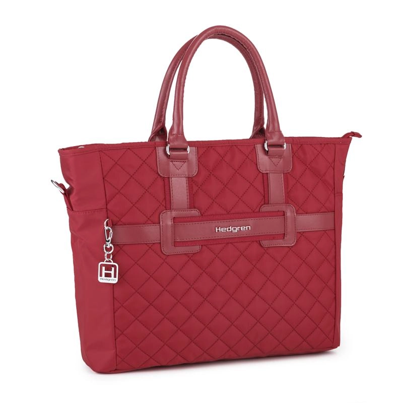 Hedgren Diamond Touch ADELA S Tote mit Laptopfach 13,5  New Bull Red