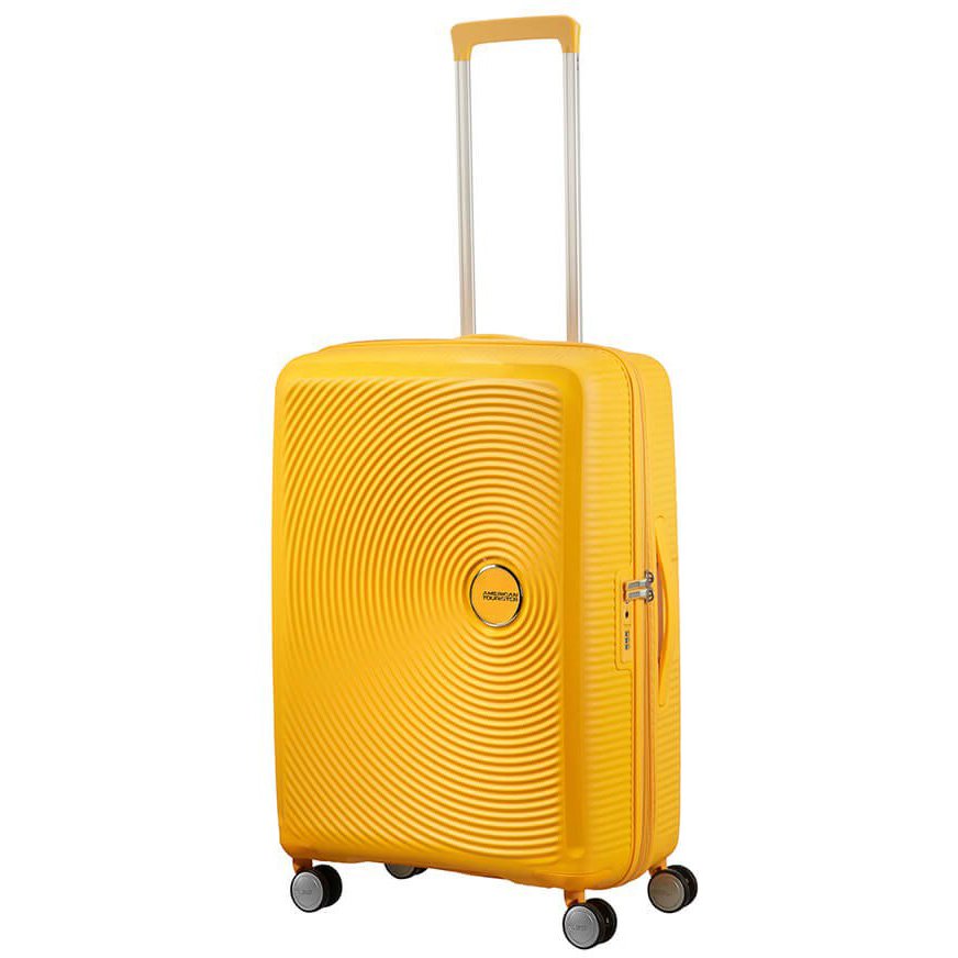 American Tourister Soundbox Trolley M 4R 67cm, erweiterbar Golden Yellow