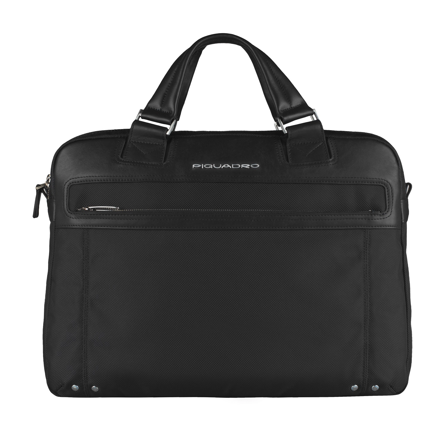 Piquadro Link Doppelgriff-Laptoptasche 15  mit iPad®-/iPad®Air-/iPad®mini-Fach Schwarz