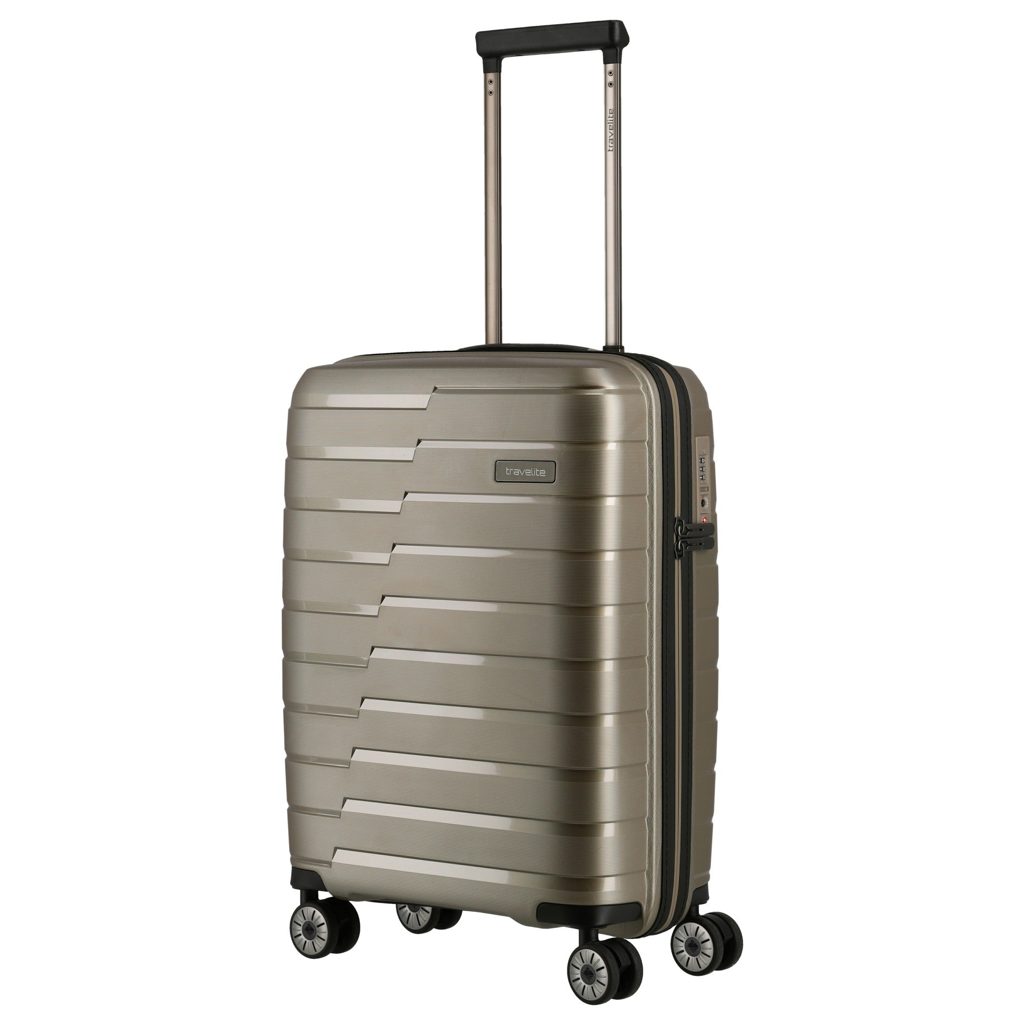 Travelite Air Base Trolley S 4-Rad Champagner