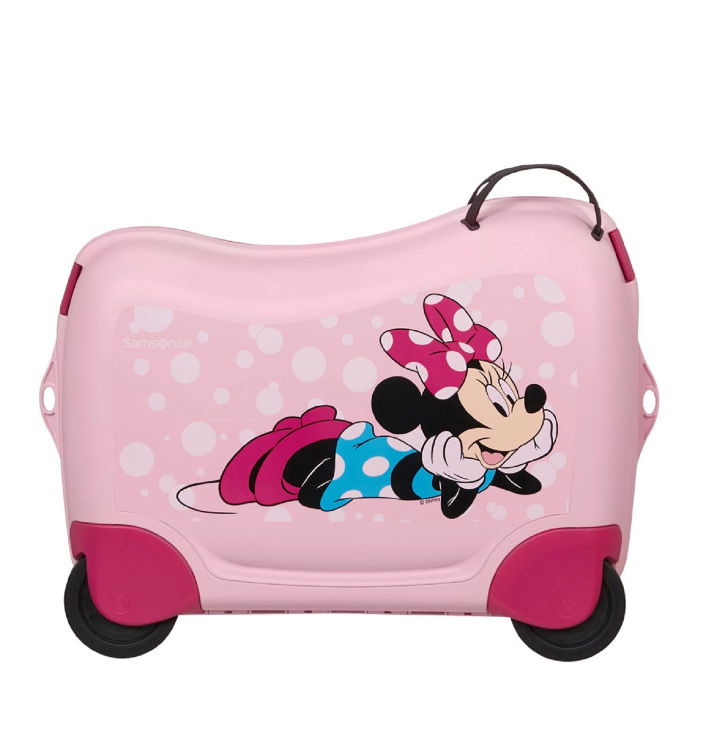 Samsonite Dream2go Disney Ride-On Suitcase, Trolley mit 4 Rollen Minnie Glitter