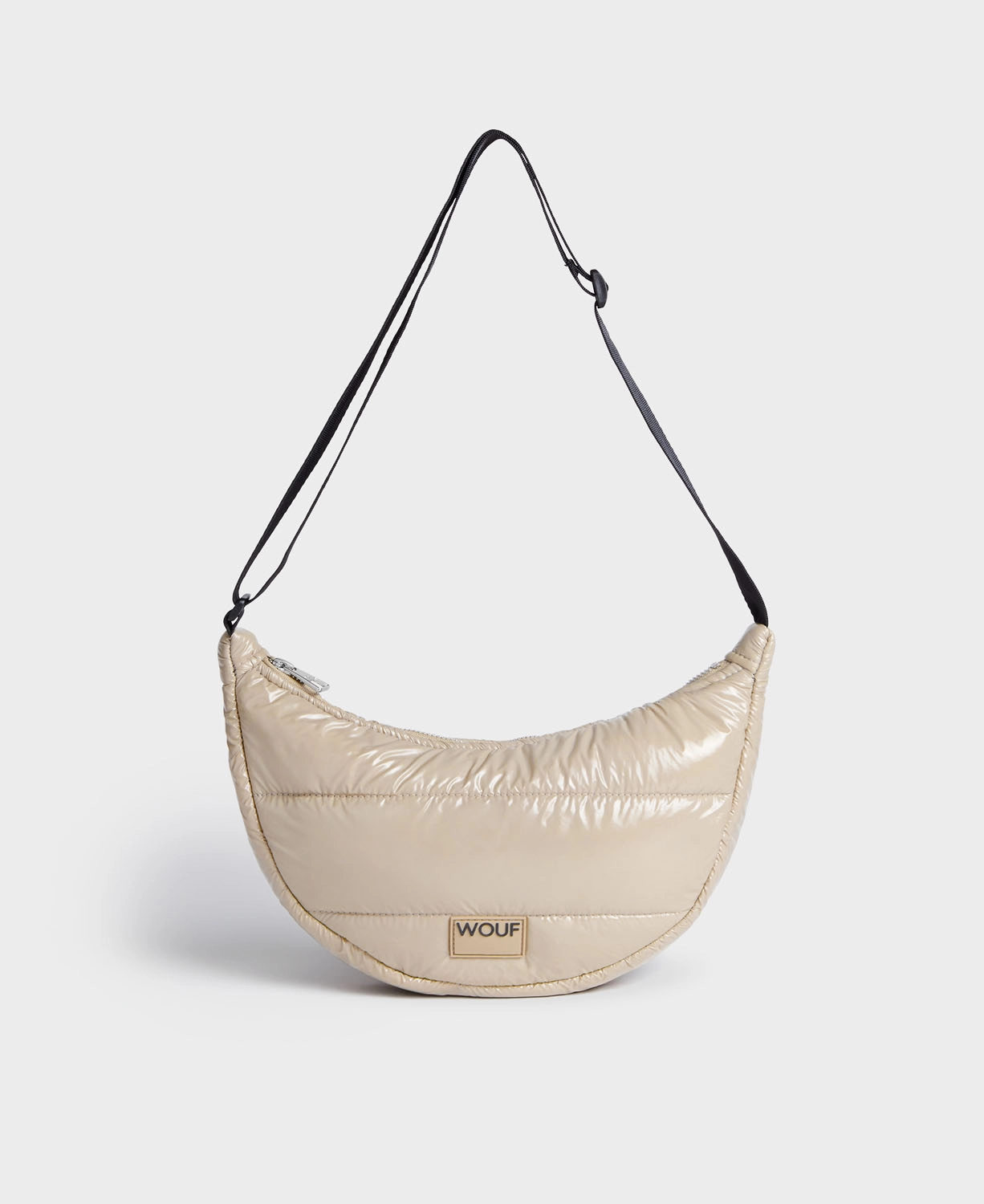 Wouf Quilted Collection Crossbody Bag -Glossy Air