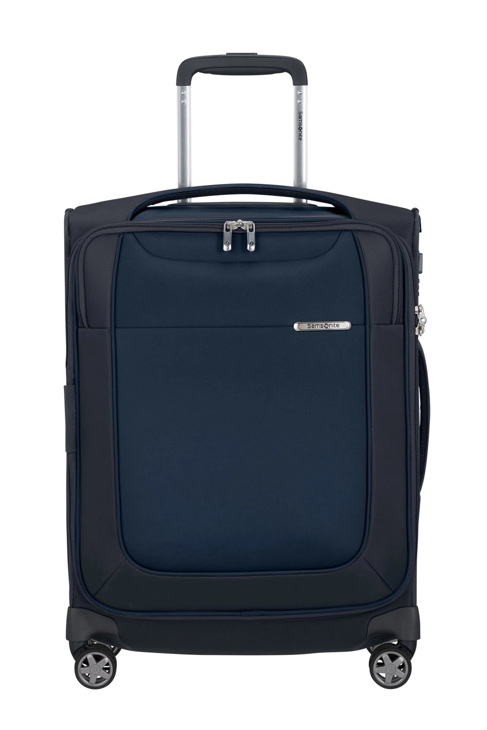 Samsonite D&#039 Lite Trolley mit 4 Rollen erweiterbar 55cm + GRATIS HOTELGUTSCHEIN Midnight Blue