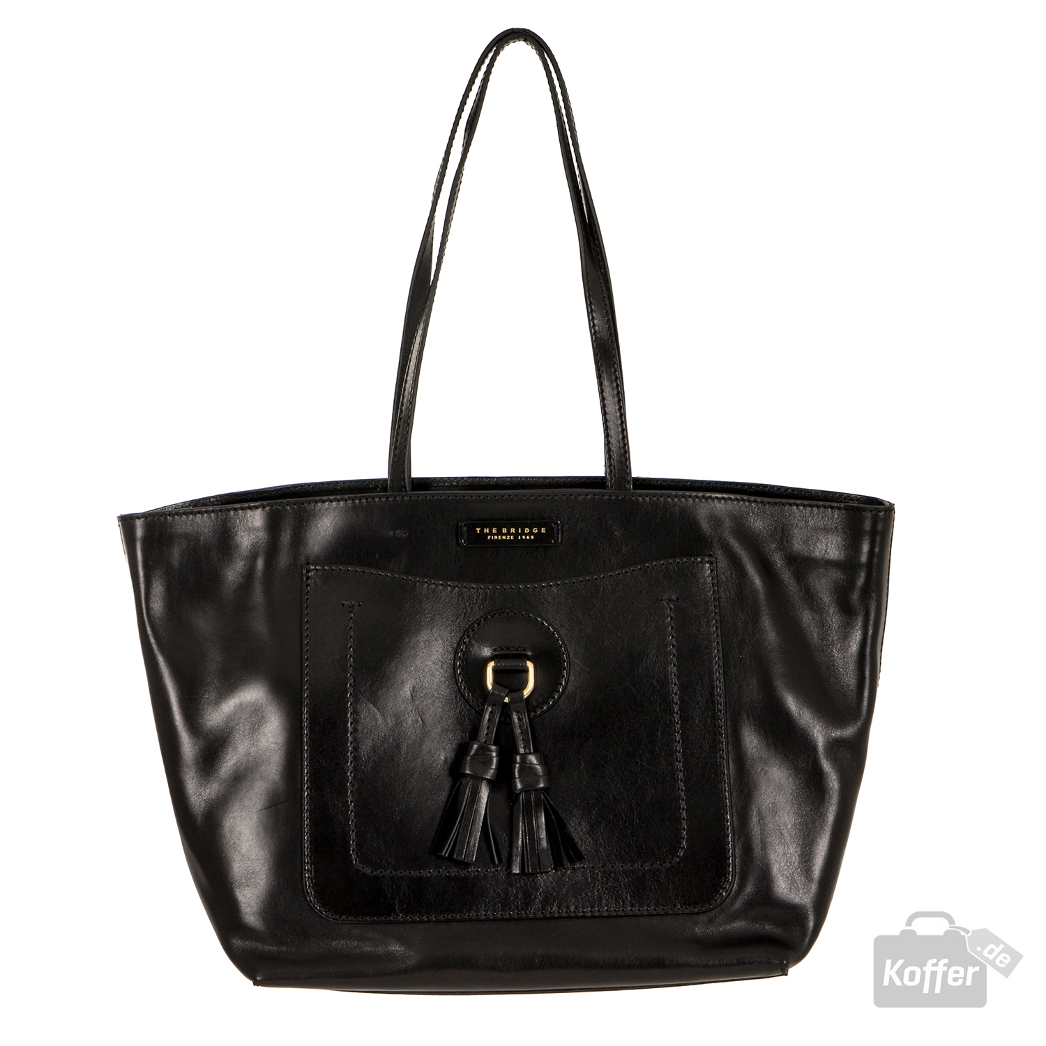 The Bridge Santacroce Shopper nero/gold