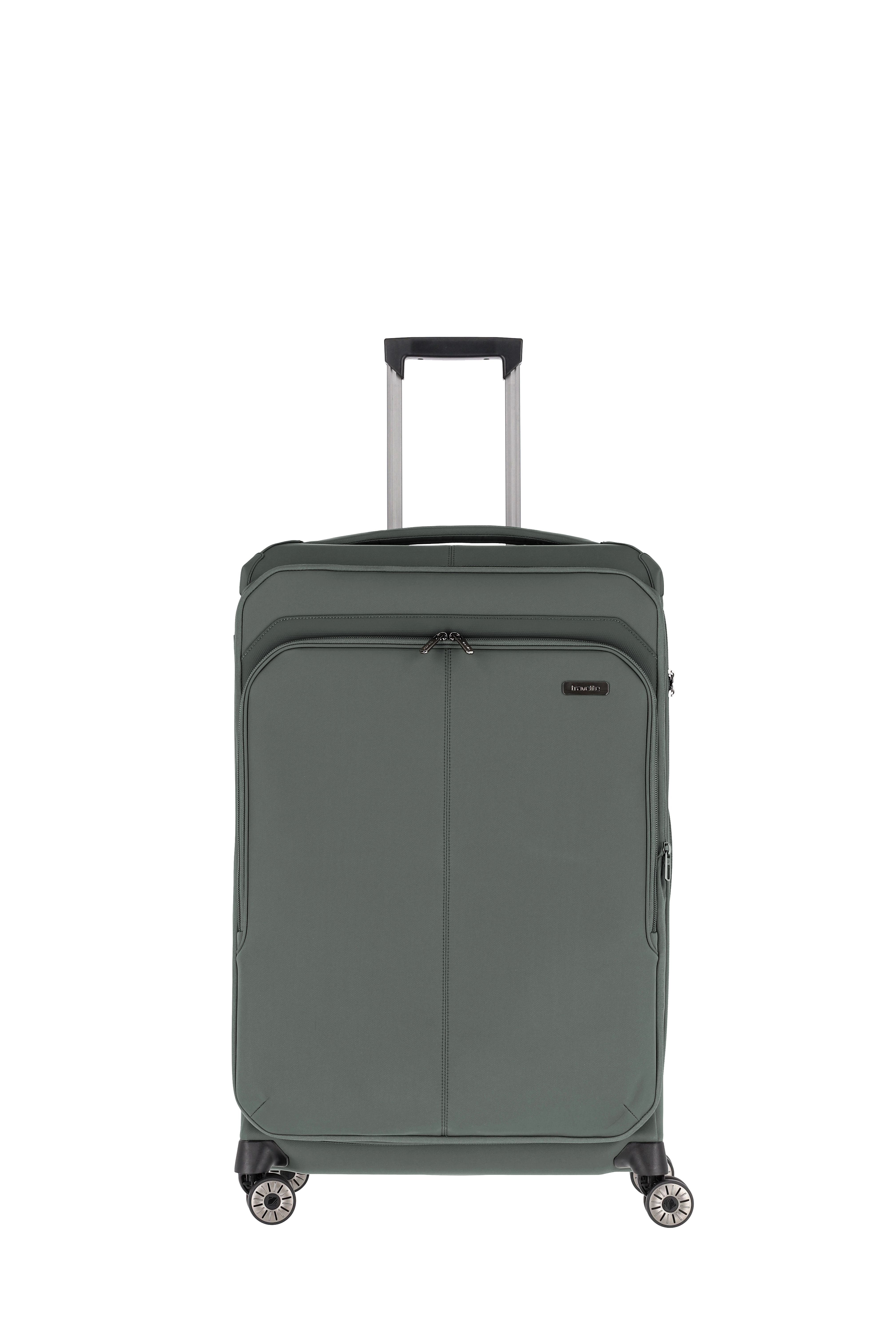 Travelite PRIIMA Trolley L 4-Rollen, erweiterbar Oliv