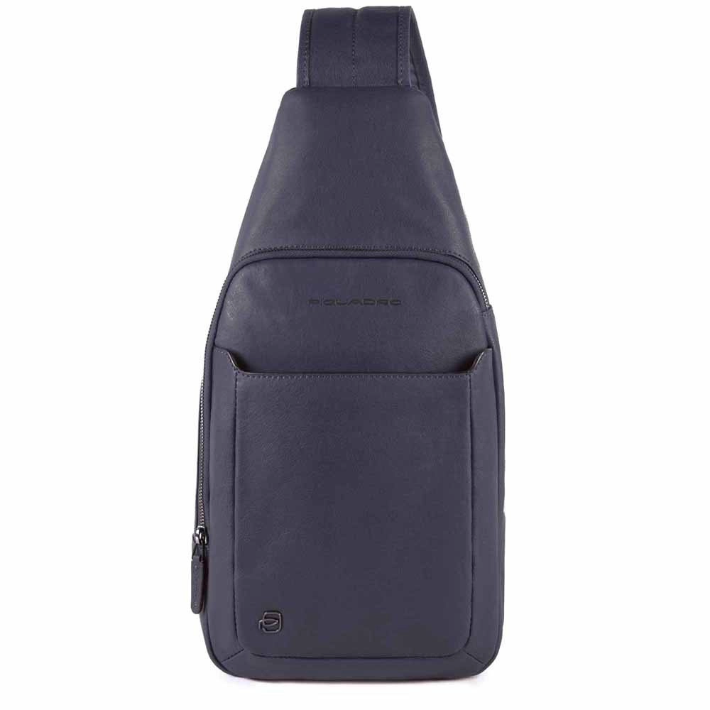Piquadro Black Square Querträgertasche mit iPad®Air-iPad®Pro 9.7/iPad 11 -Fach oceanblau