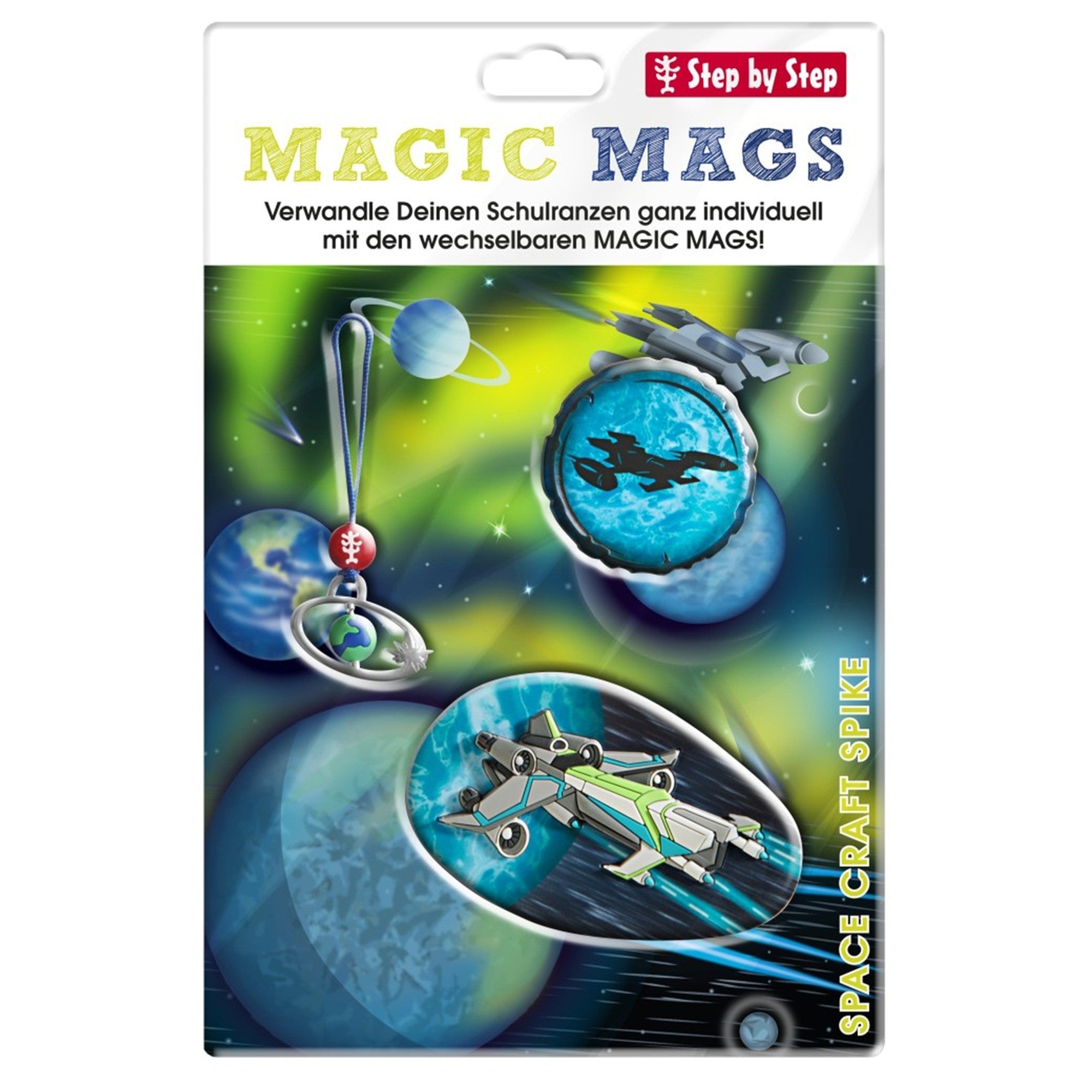 Step by Step MAGIC MAGS Set aus 3-Teilen Space Craft Spike