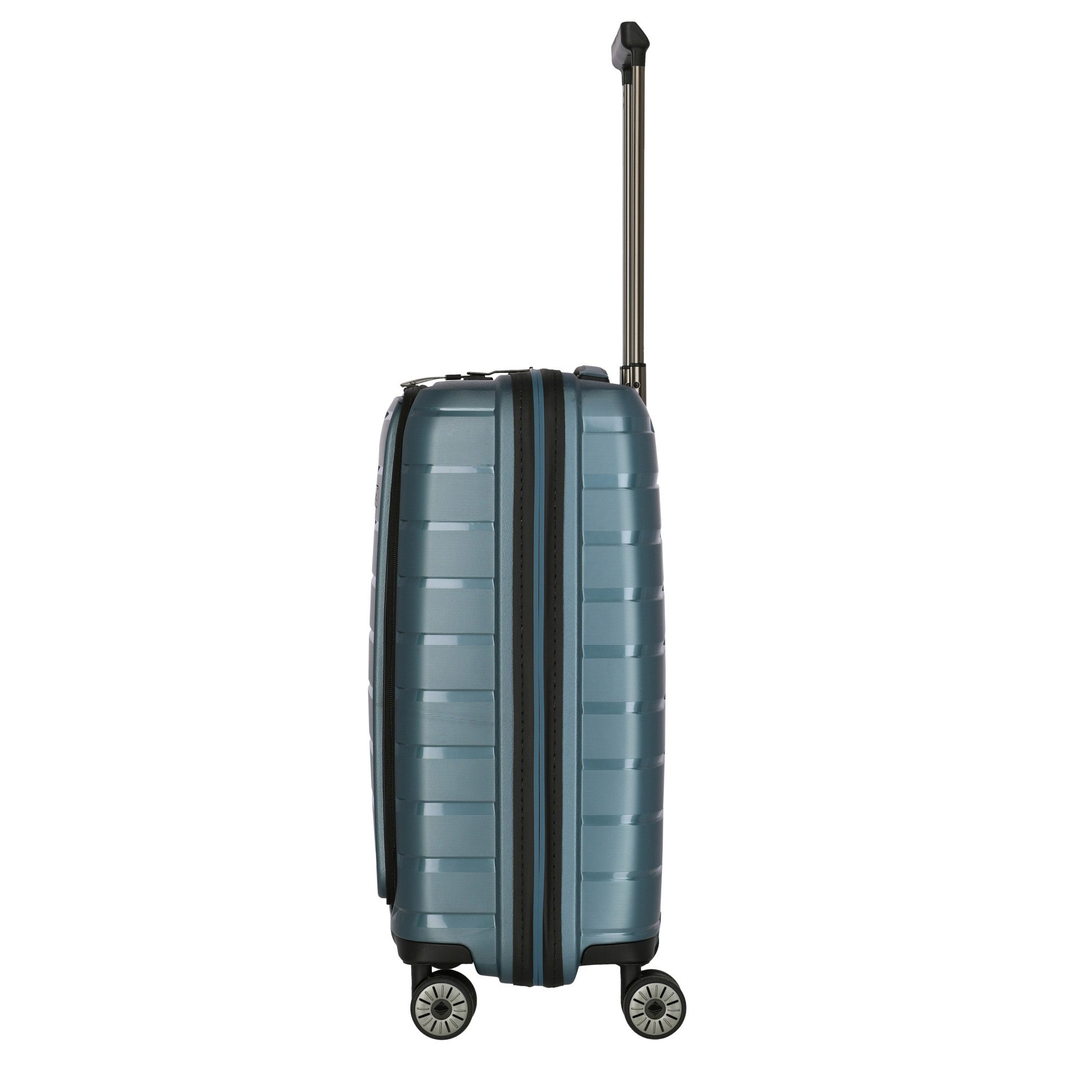 Travelite Air Base Trolley S, 4 Rollen mit Vortasche Eisblau