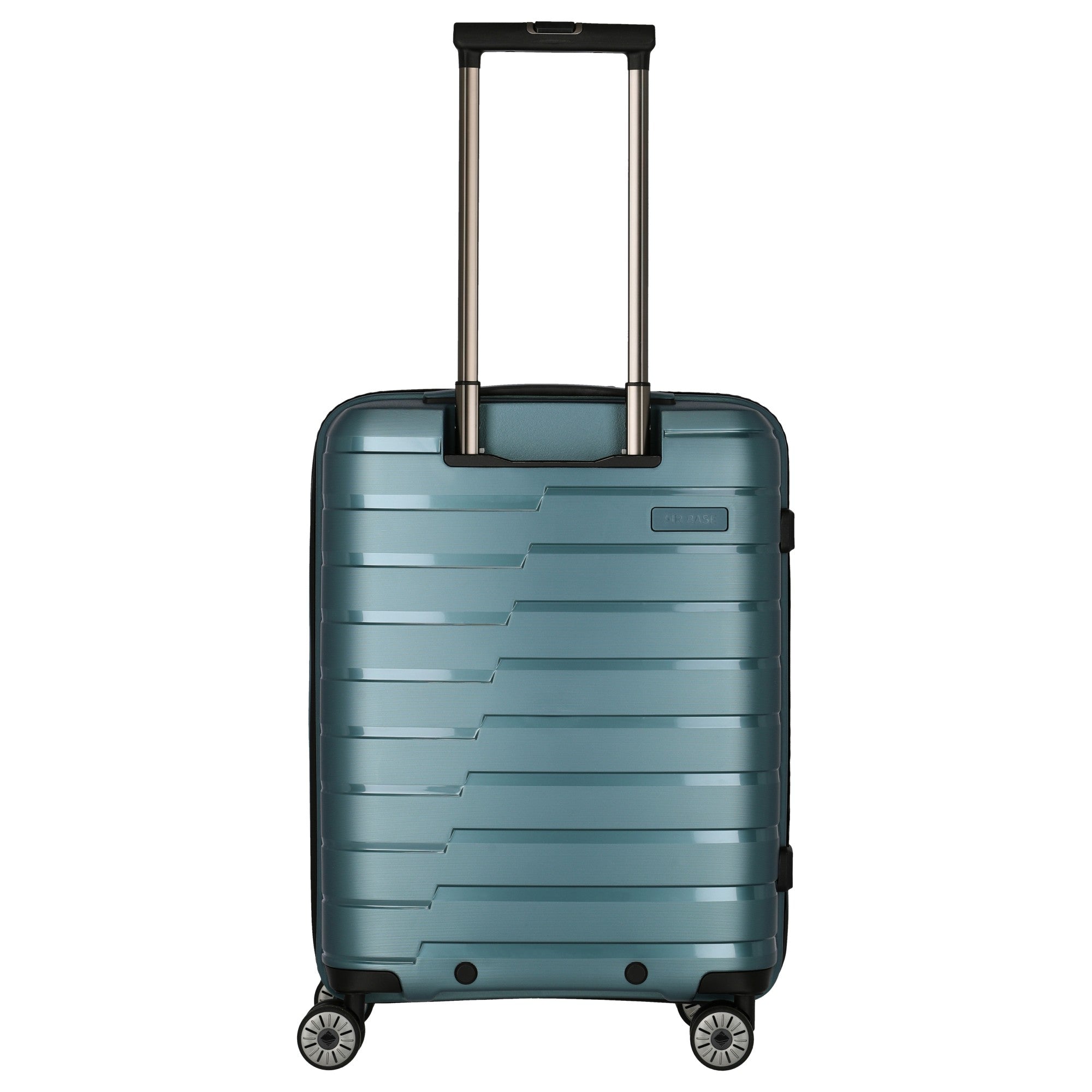 Travelite Air Base Trolley S, 4 Rollen mit Vortasche Eisblau