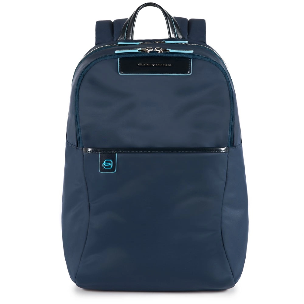 Piquadro Celion Rucksack mit herausnehmbarer PC-, iPad®Pro/iPad®mini-Hülle mit Orga-Fächern blau