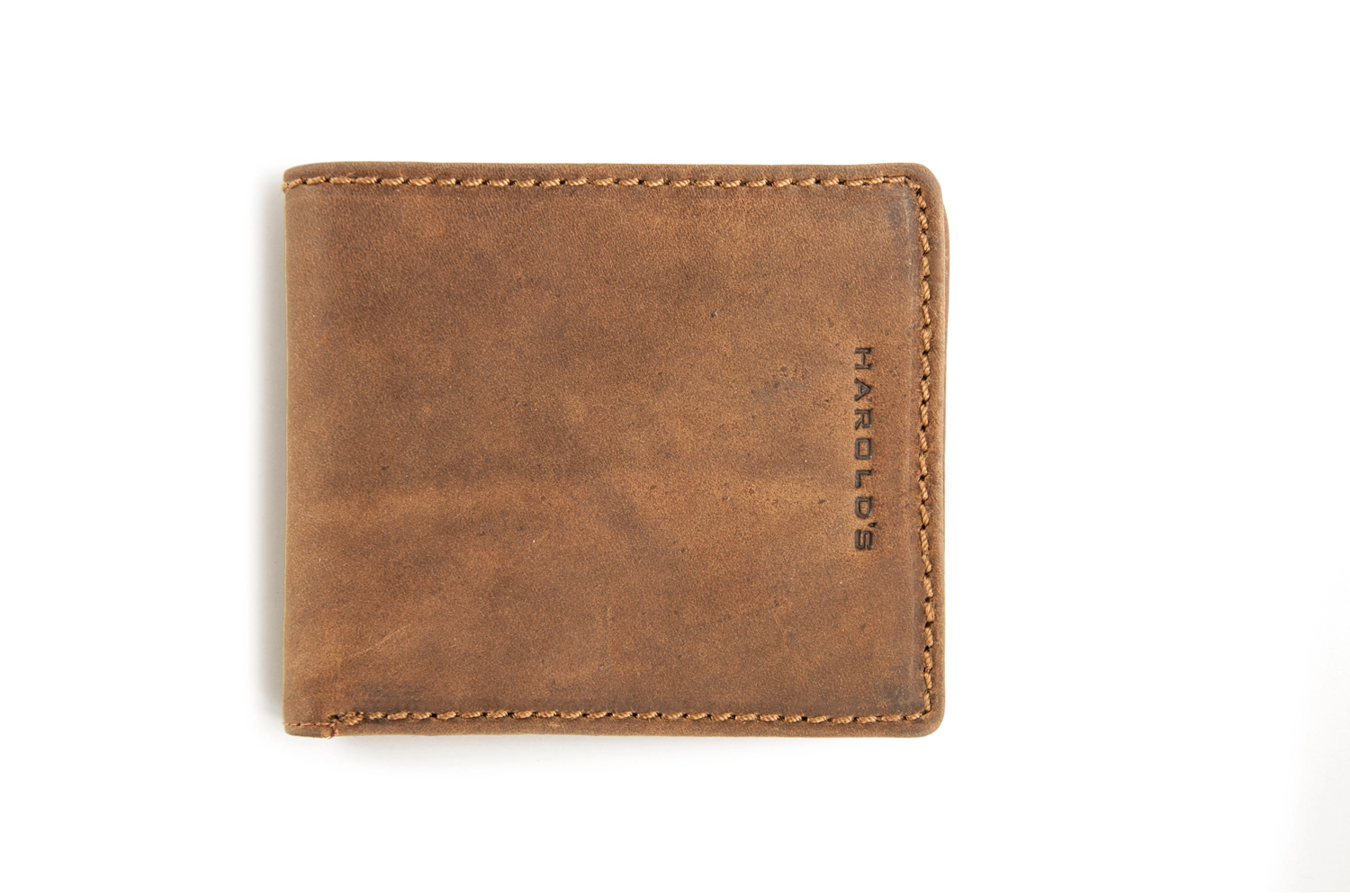 Harold&#039 s Antic Accessories Börse quer Braun