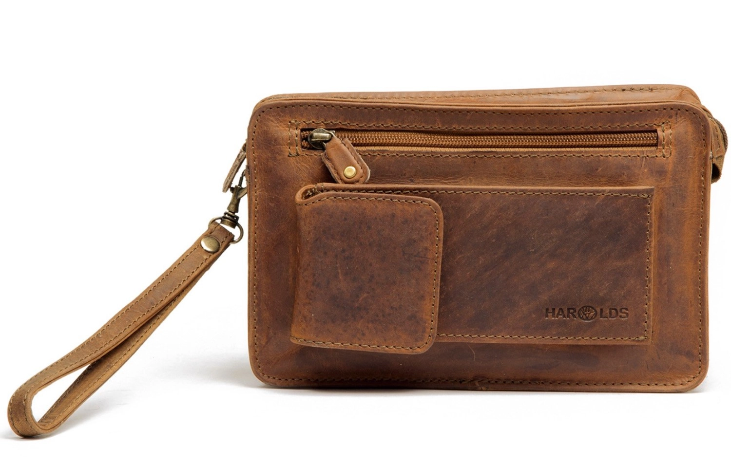Harold&#039 s Antic Heritage Handgelenktasche natur