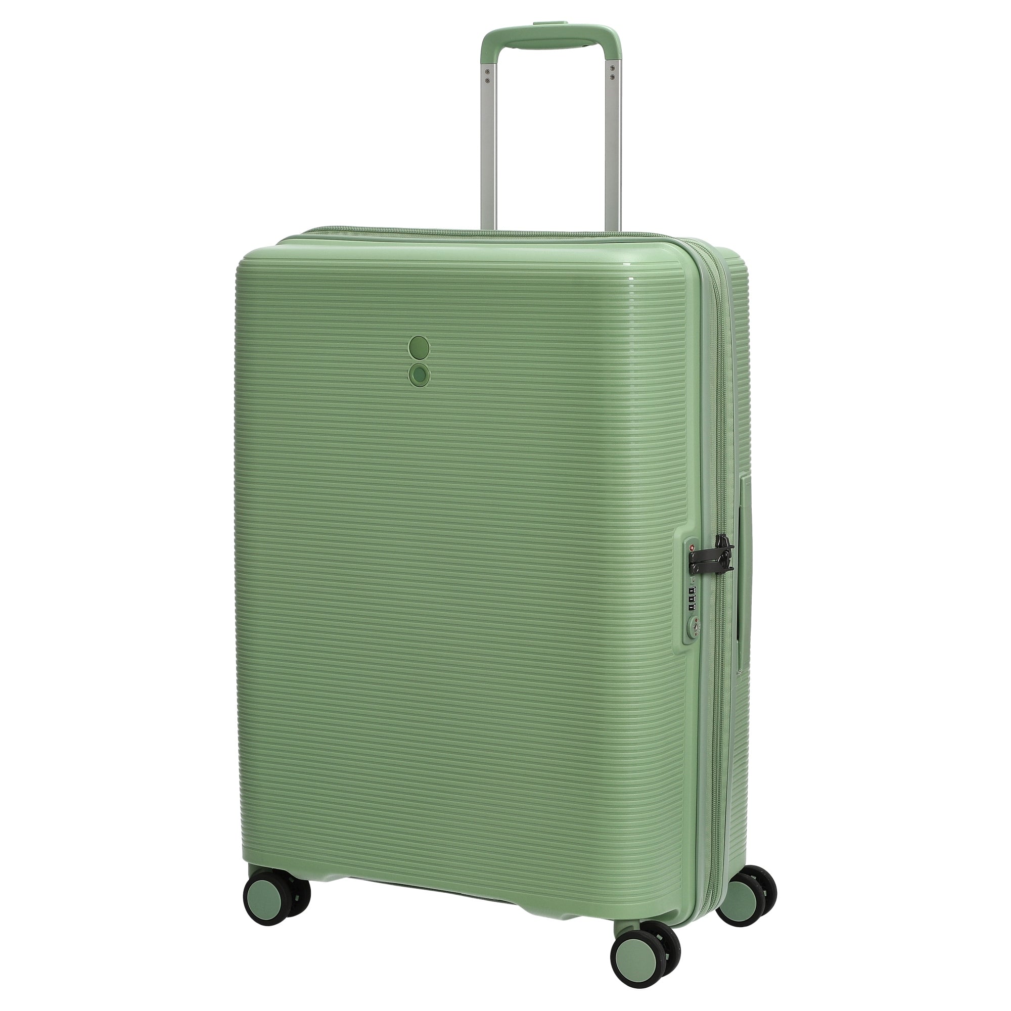 ECHOLAC Forza Koffer M 4-Rollen, erweiterbar Green