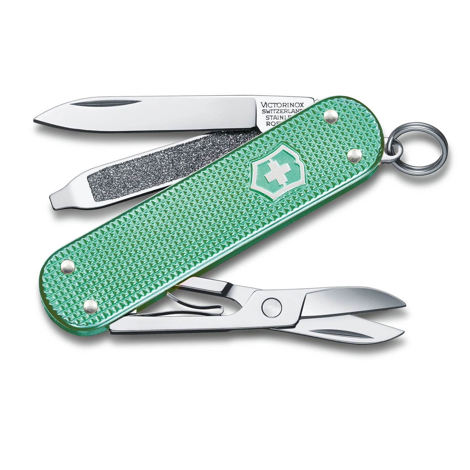 Victorinox Classic SD Alox Colors, 58 mm, kleines Taschenmesser Minty Mint