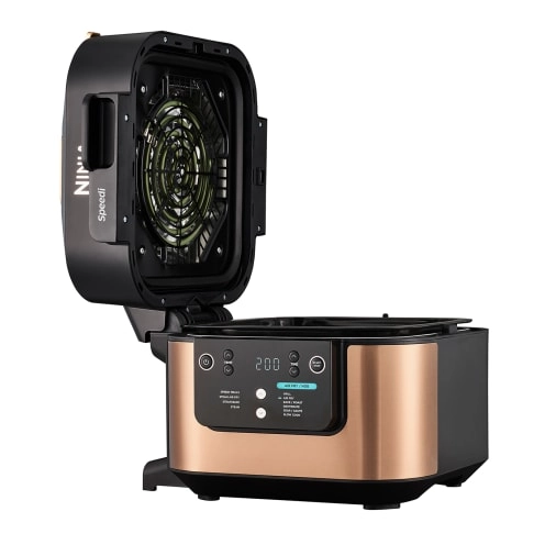 Ninja Deluxe Schwarz & Kupfer Edition 10-in-1 Speedi Rapid Cooking System & Heißluftfritteuse ON400EUDBCP