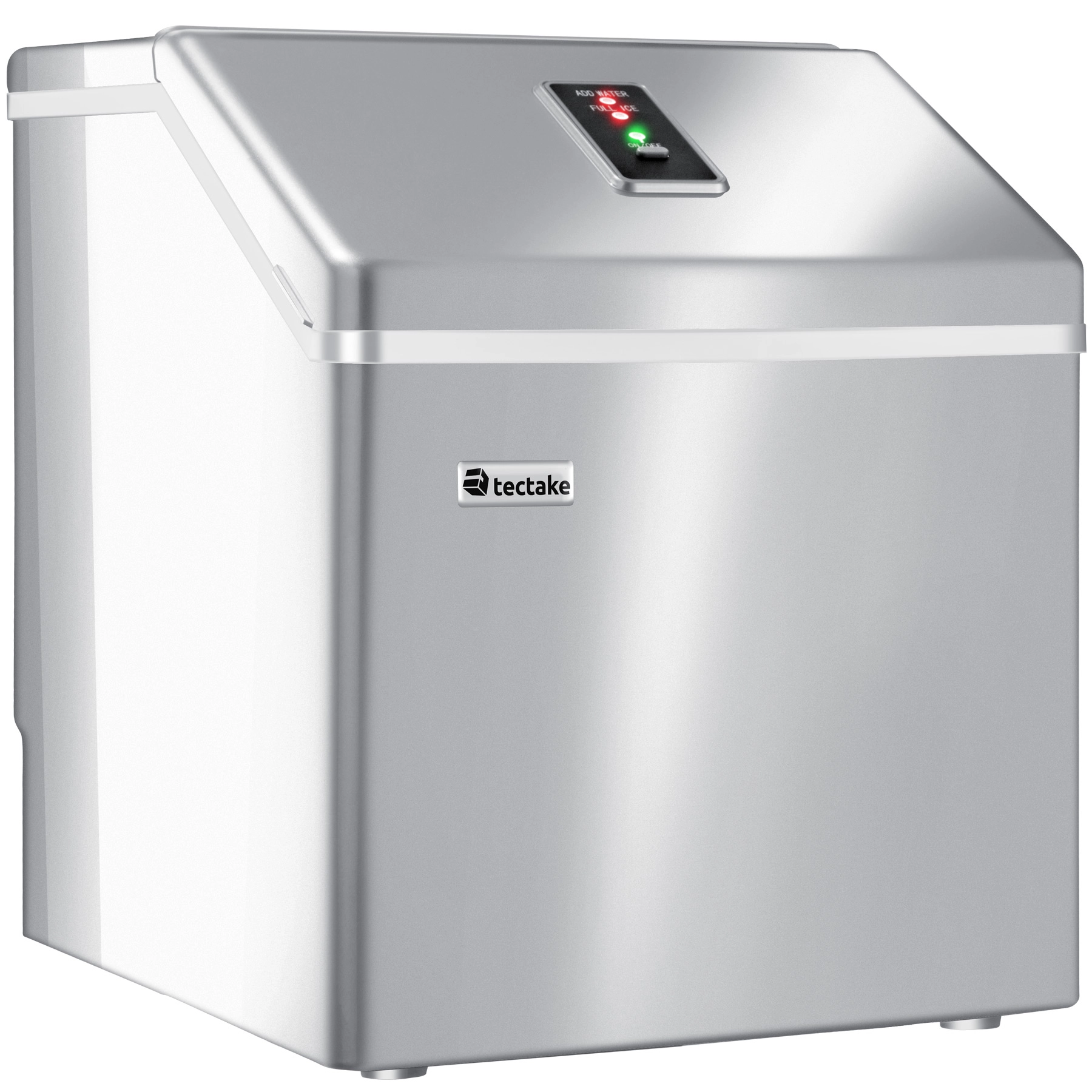 Eiswürfelmaschine für klare Eiswürfel - silber