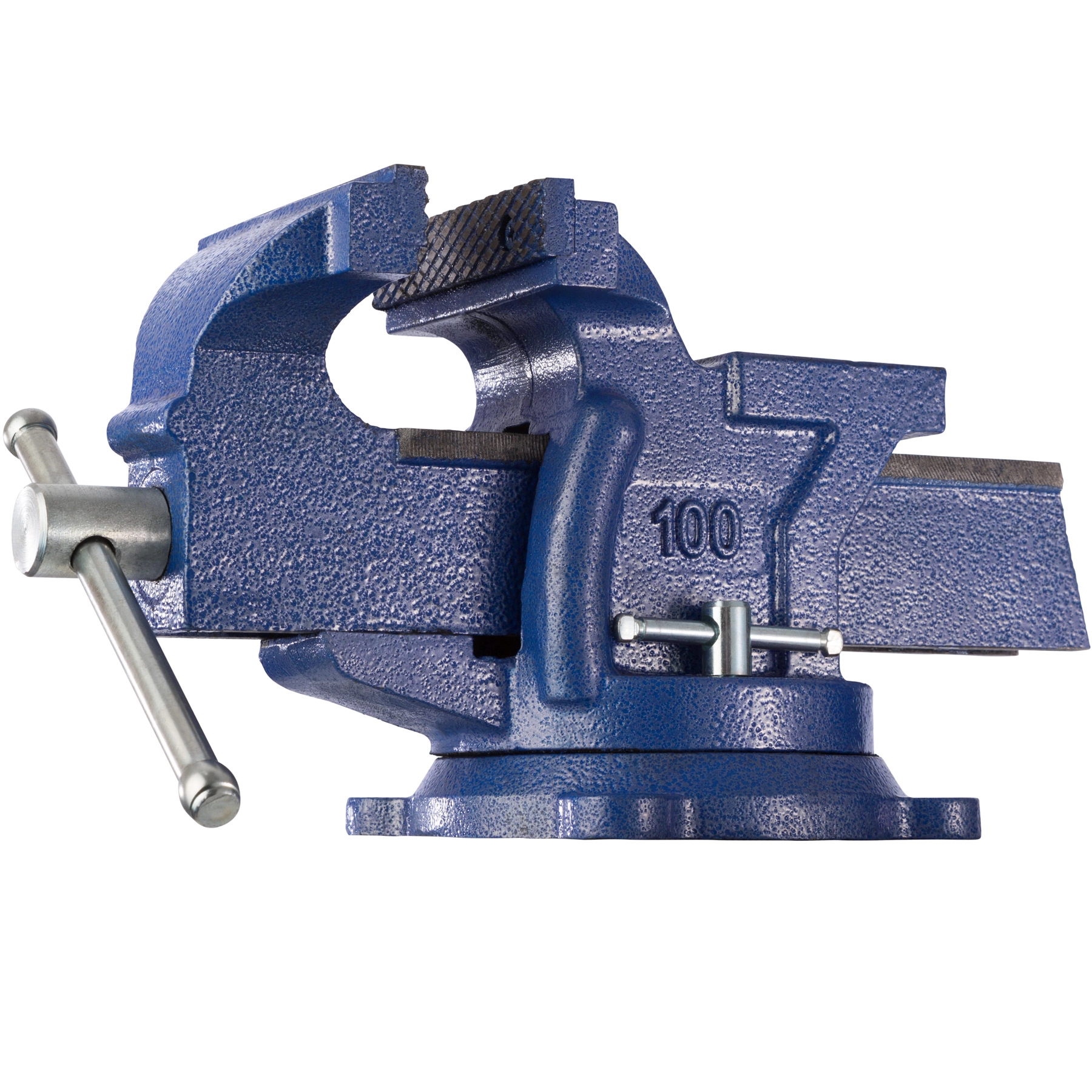 Schraubstock 360° drehbar mit Amboss - 125 mm