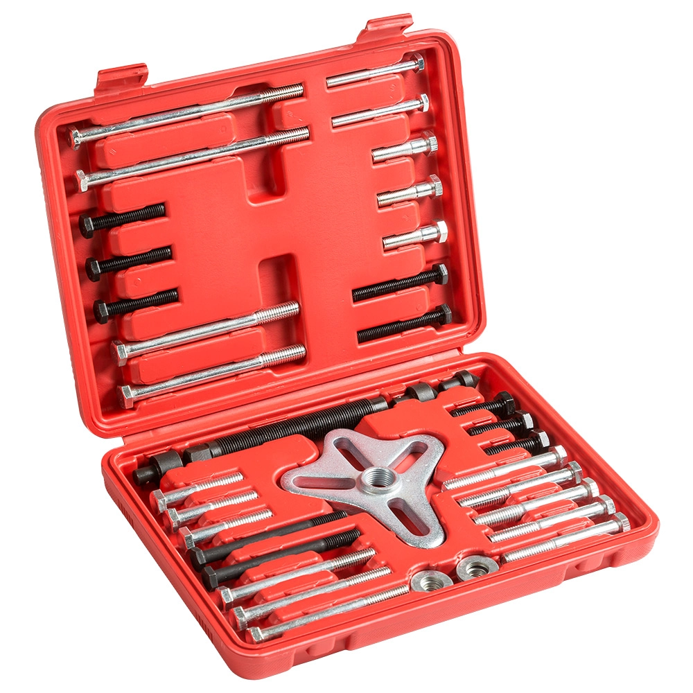 Universal Lenkradabzieher Set 46-tlg. - rot