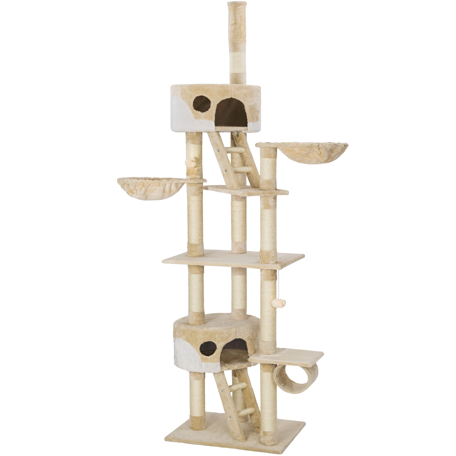 Kratzbaum Hansi 260cm - beige/weiß