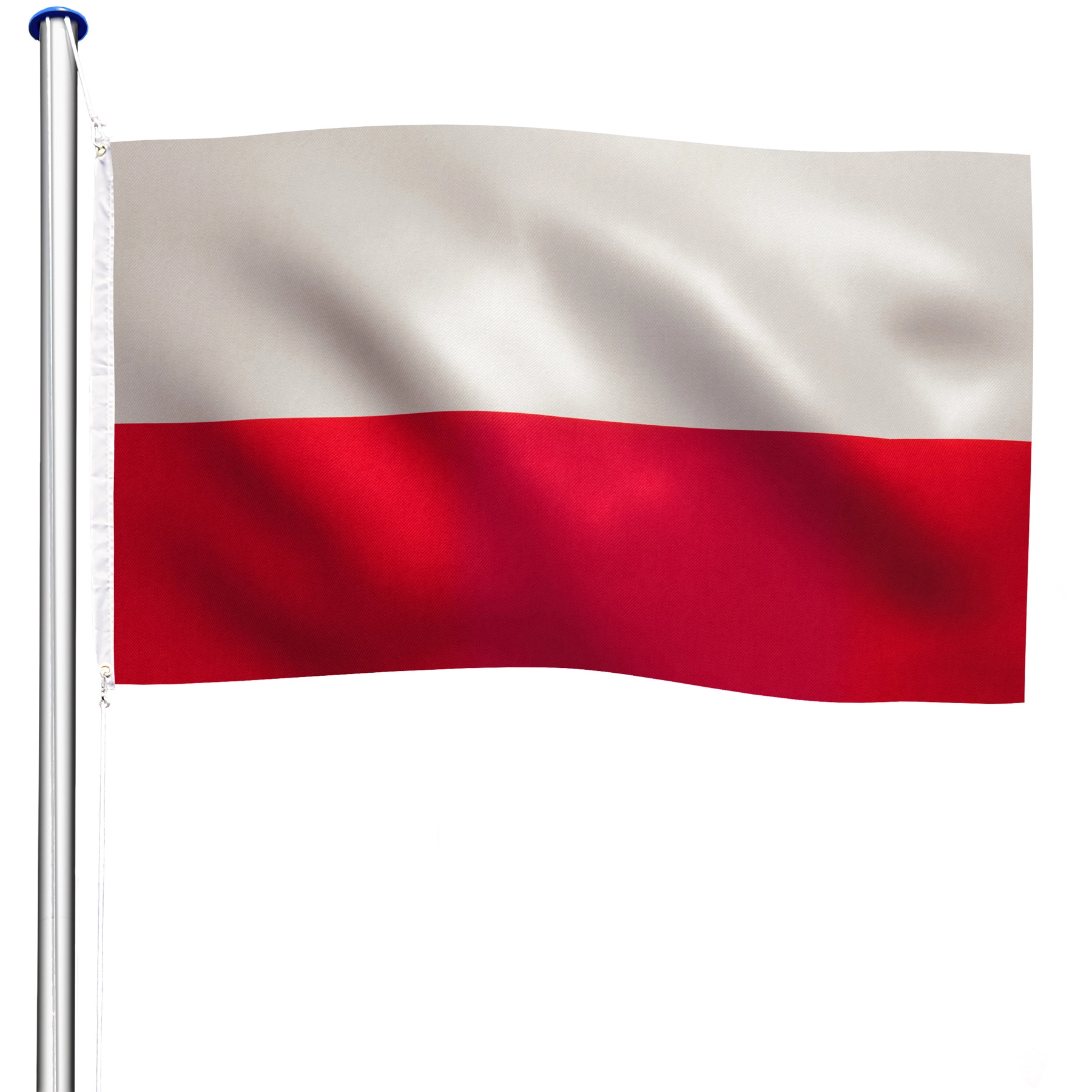 Aluminium Fahnenmast höhenverstellbar - Polen