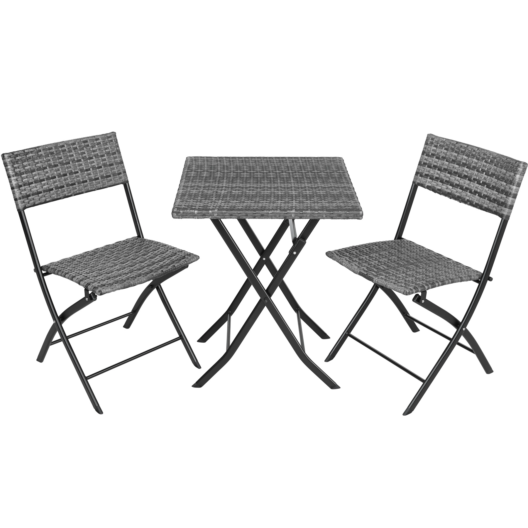 Rattan Balkonset Trevi - grau