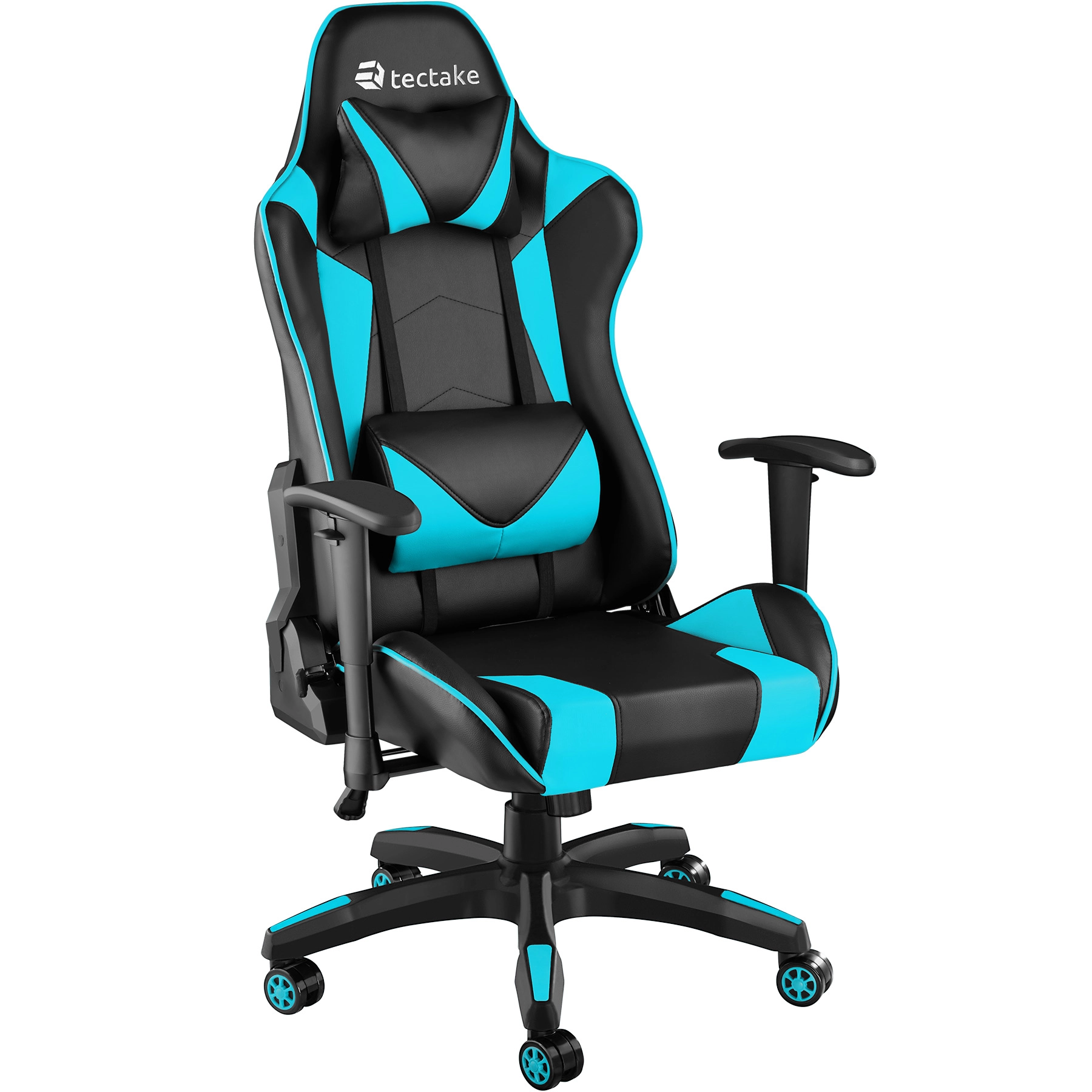 Premium Racing Bürostuhl Twink - schwarz/azur