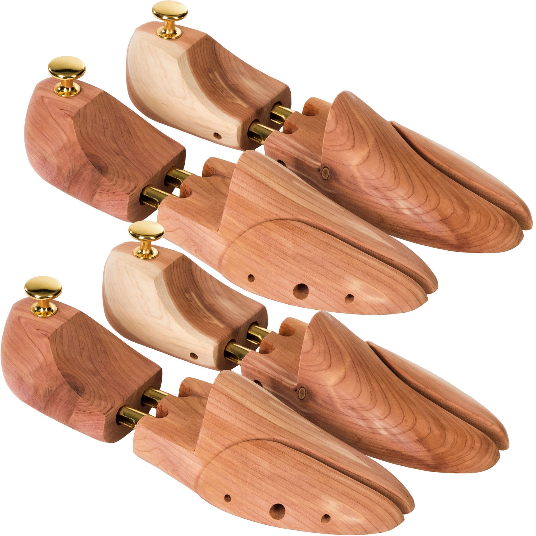 2 Paar Schuhspanner aus Zedernholz - 39-41