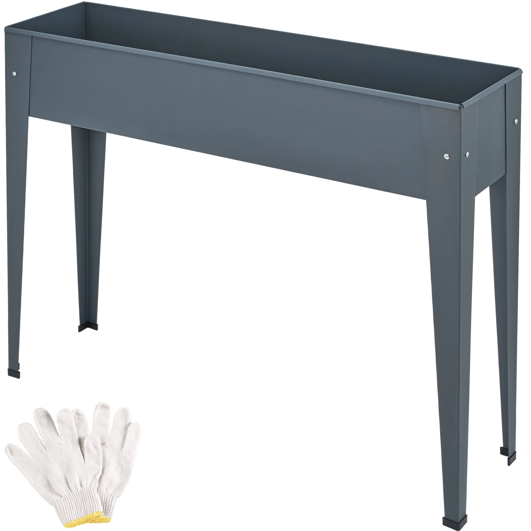 Hochbeet Calendula mit Ablauföffnung 98,5x26x82,5cm - anthrazit