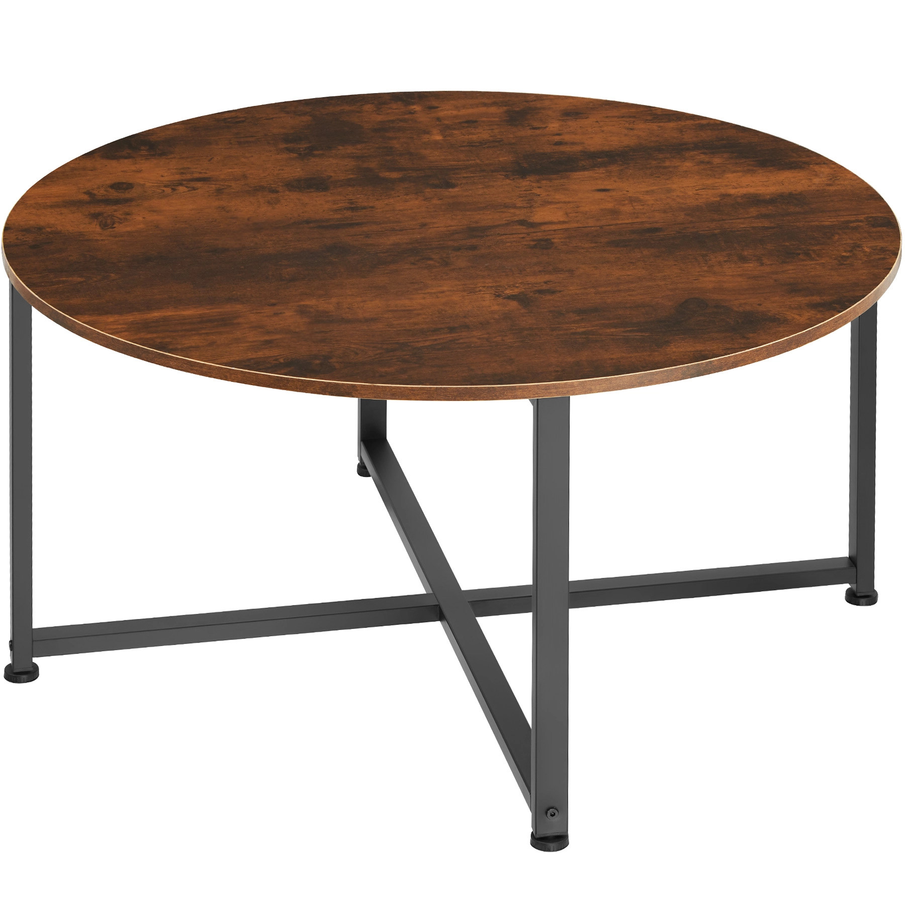 Couchtisch Aberdeen 88,5x47cm - Industrial Holz dunkel, rustikal