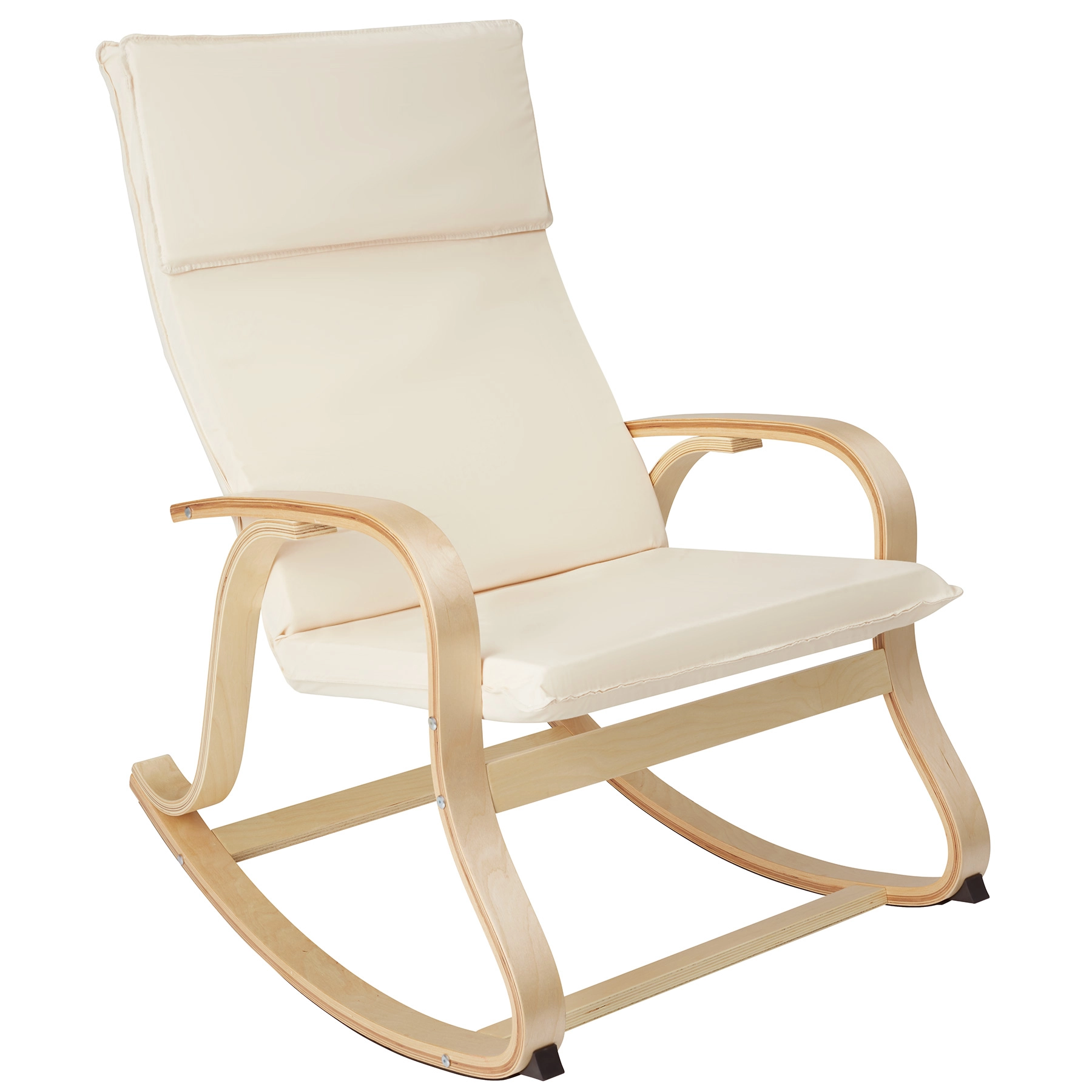 Schaukelstuhl Roca aus Birkenholz 150kg - beige