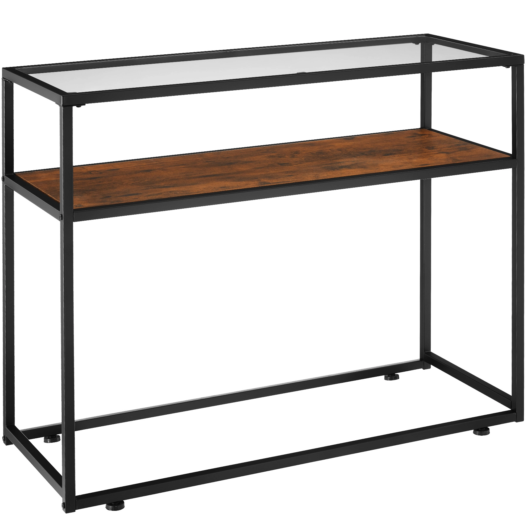 Konsolentisch Kilkenny 100x41x80,5cm - Industrial Holz dunkel, rustikal