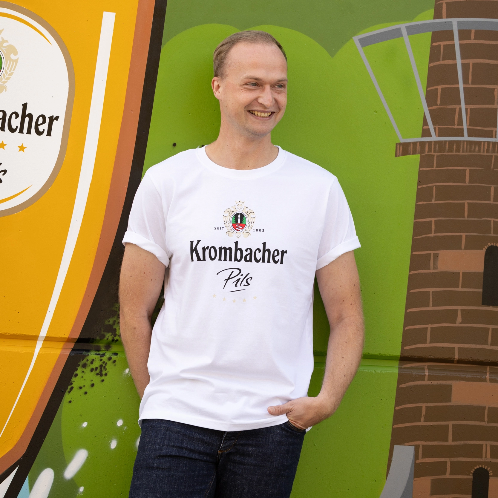 Krombacher T-Shirt Logo Gr. XL