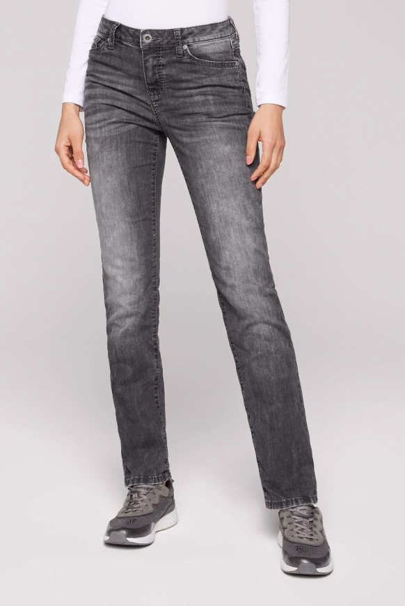 SOCCX Jeans RO:MY Regular Fit - grey used | 28 | 34