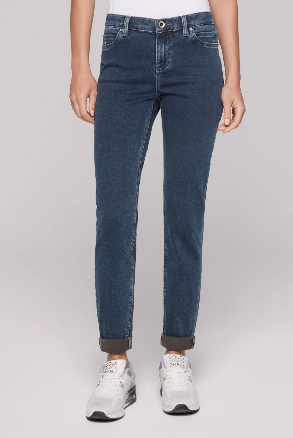 SOCCX Jeans HE:DI Slim Fit - blue black jogg | 30 | 30