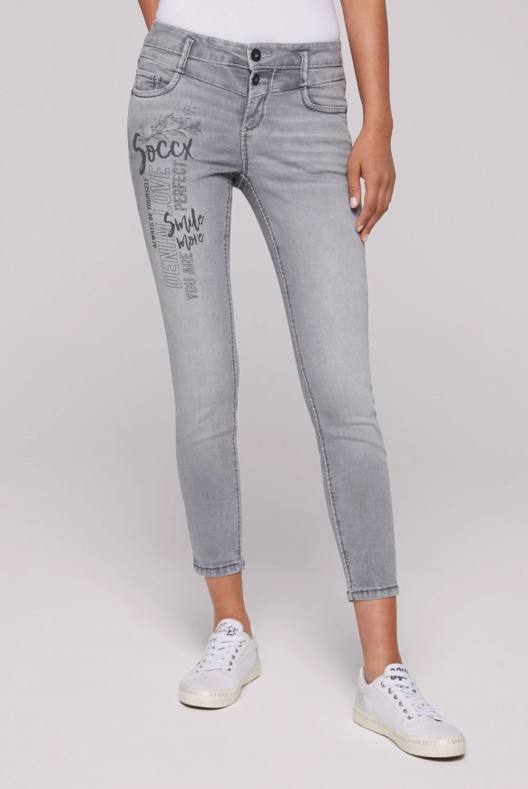 SOCCX Jeans KI:RY Slim Fit - dark grey | 33