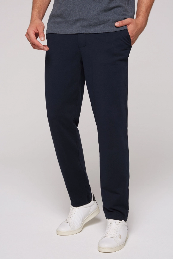 CAMP DAVID Chinohose mit Jogger-Details - blue navy | M