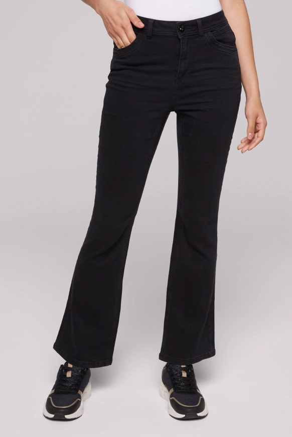 SOCCX Flared Jeans PA:LA Regular Fit - black aged | 33 | 32