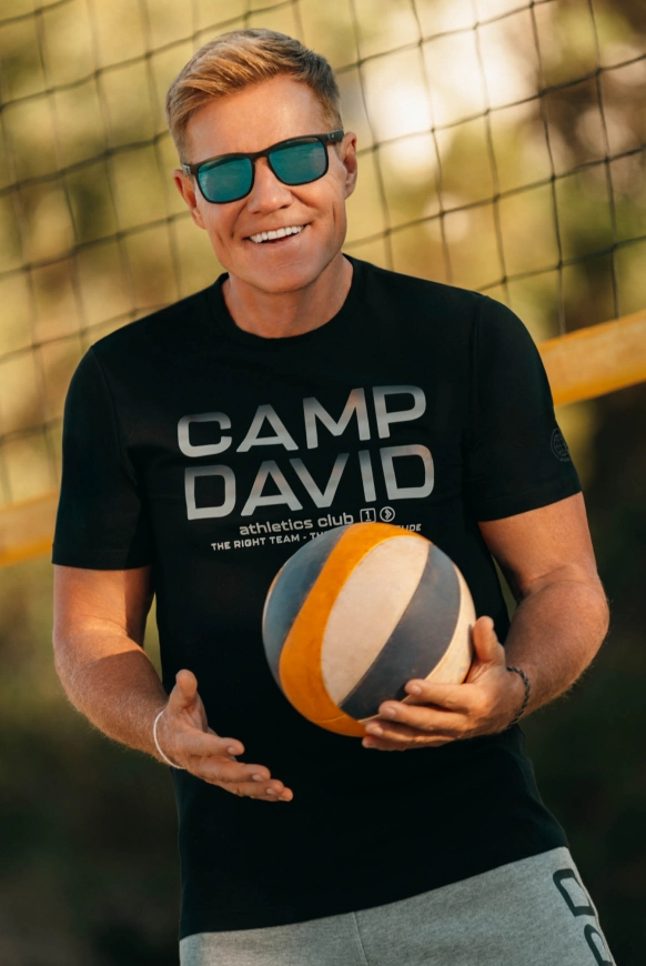 CAMP DAVID T-Shirt mit Gradient Print - black | 4XL