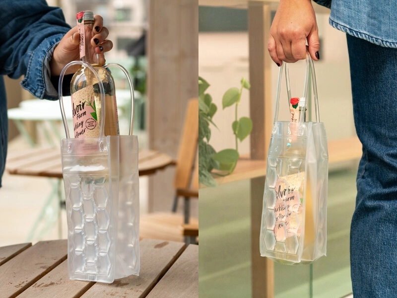Flaschenkühler mit Griff