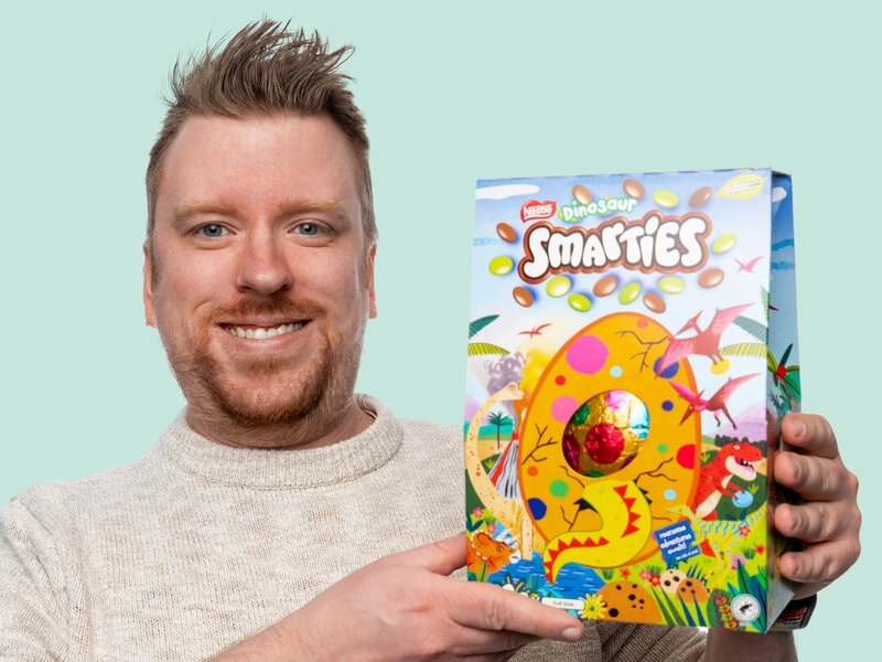 Smarties Dinosaurier Ostereie