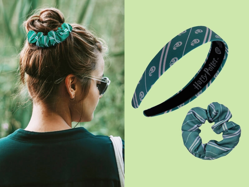 Harry Potter Diadem und Scrunchy - Slytherin