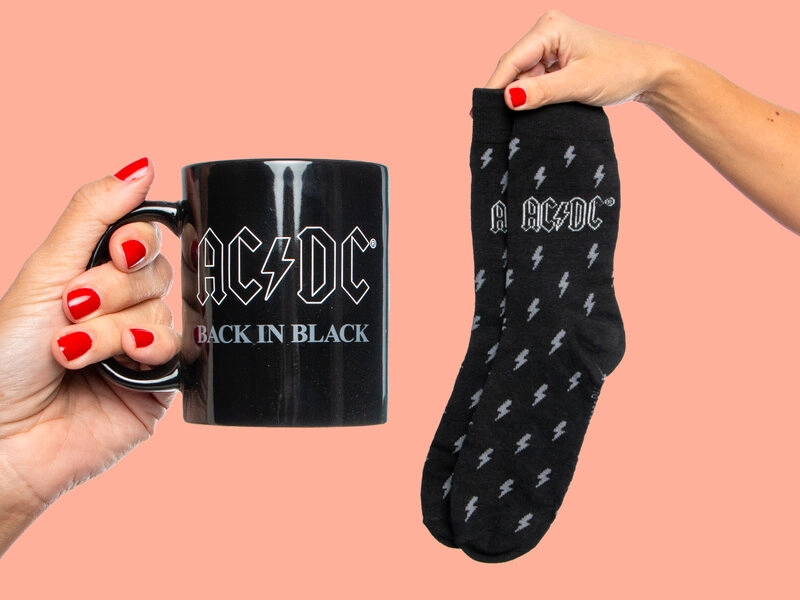 AC/DC Tasse & Socken Geschenkset