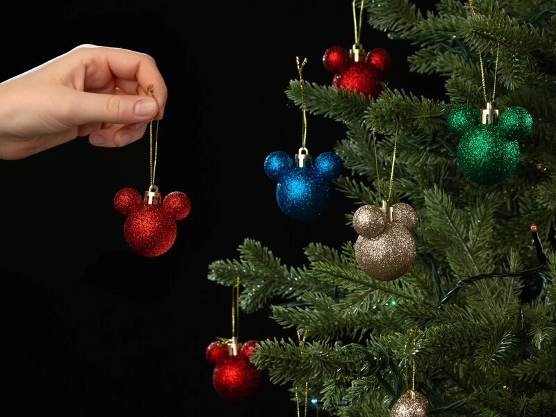 Weihnachtskugeln Micky Maus 12er-Pack