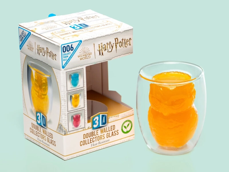 Harry Potter Hedwig 3D-Glas