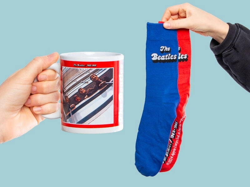 The Beatles Tasse & Socken Geschenk-Set