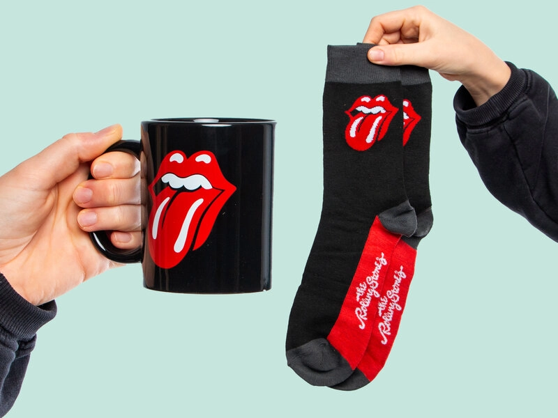 The Rolling Stones Tasse & Socken Geschenk-Set