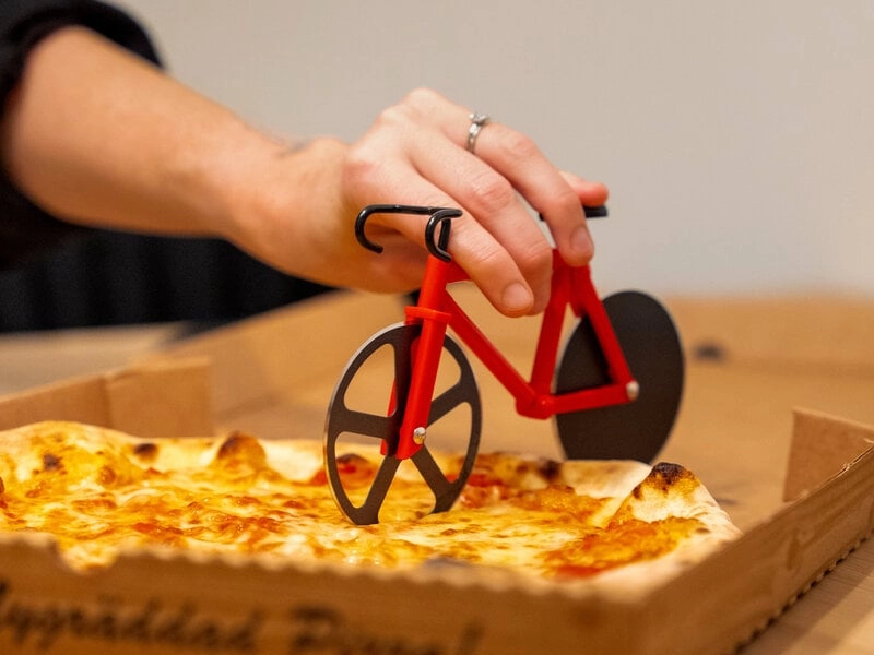 Pizzaschneider Fahrrad
